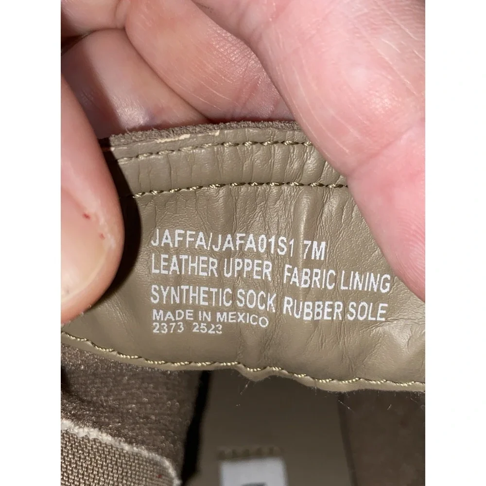 Steve Madden "Jaffa" Light Brown Suede Ankle Boot Women's Size 7M New W/ Scuffs - Picture 6 of 8